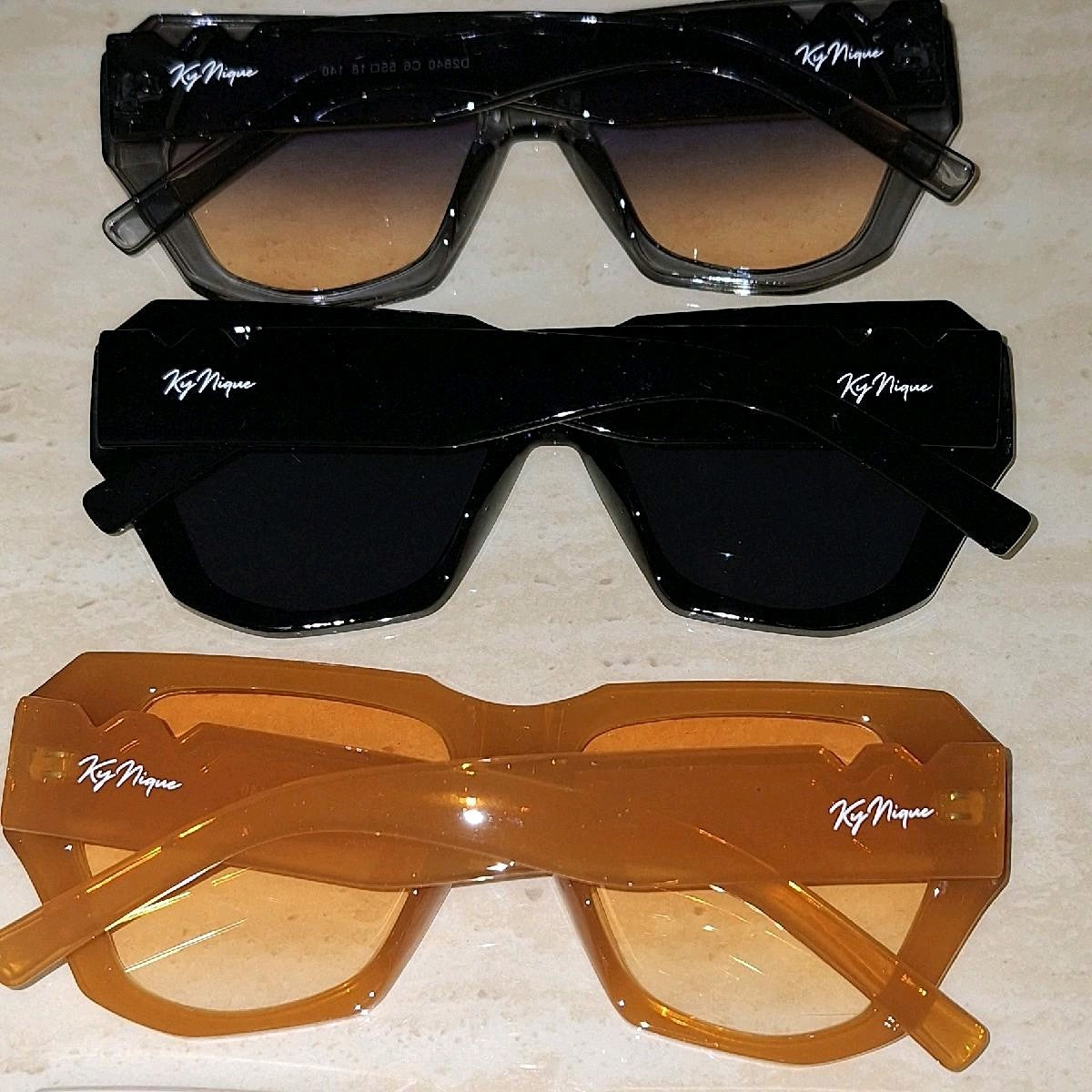 KyNique Thick Frame Sunglasses