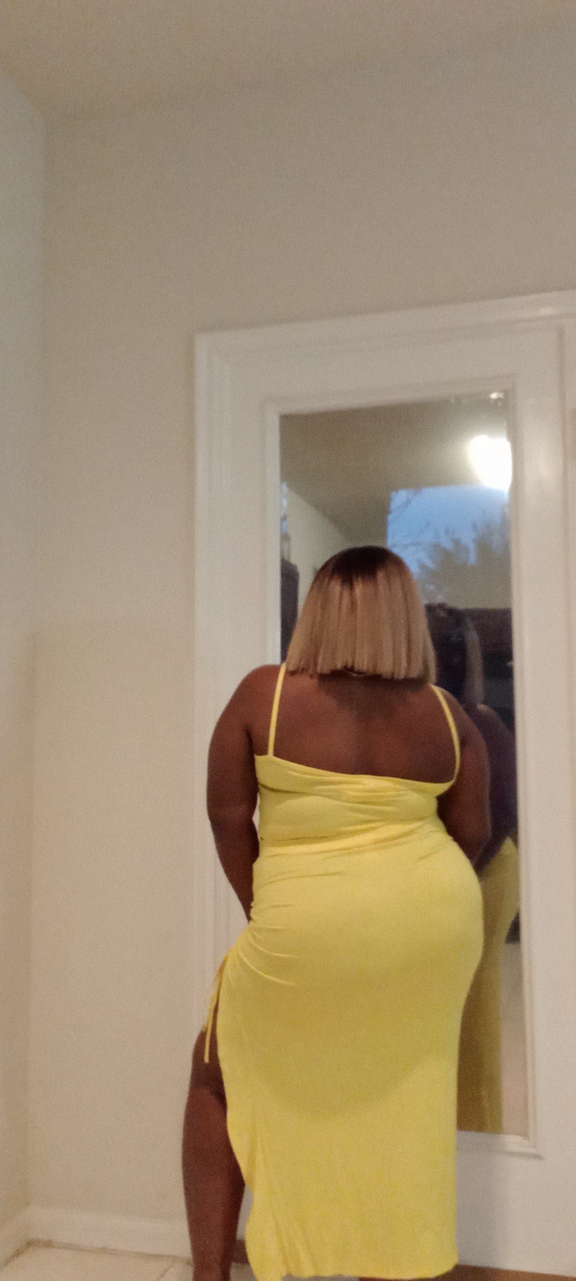 2pc Crop Tank Skirt Set - Yellow