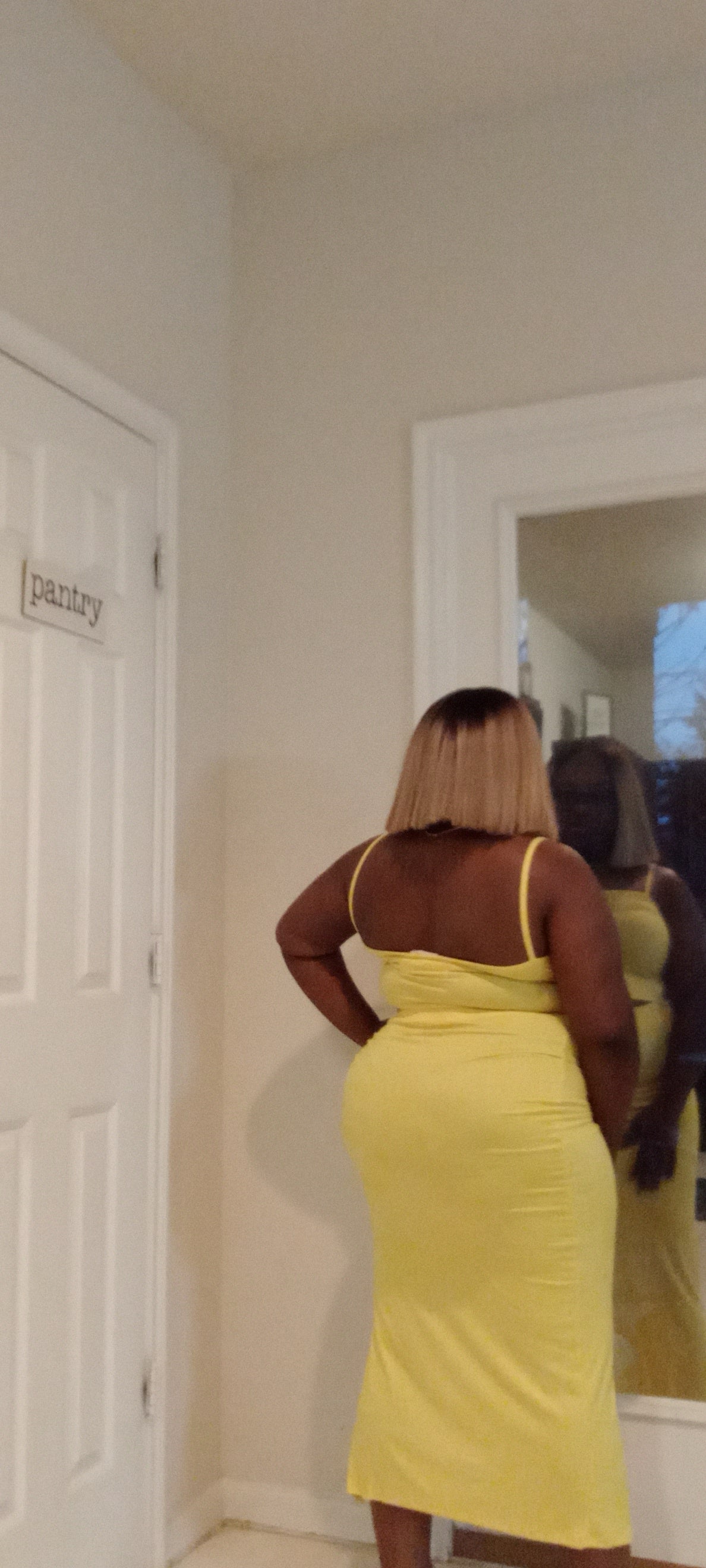 2pc Crop Tank Skirt Set - Yellow