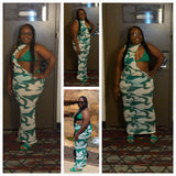 3pc Swimsuit & Mesh Cover Up