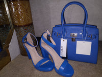 2pc Royal Blue Purse