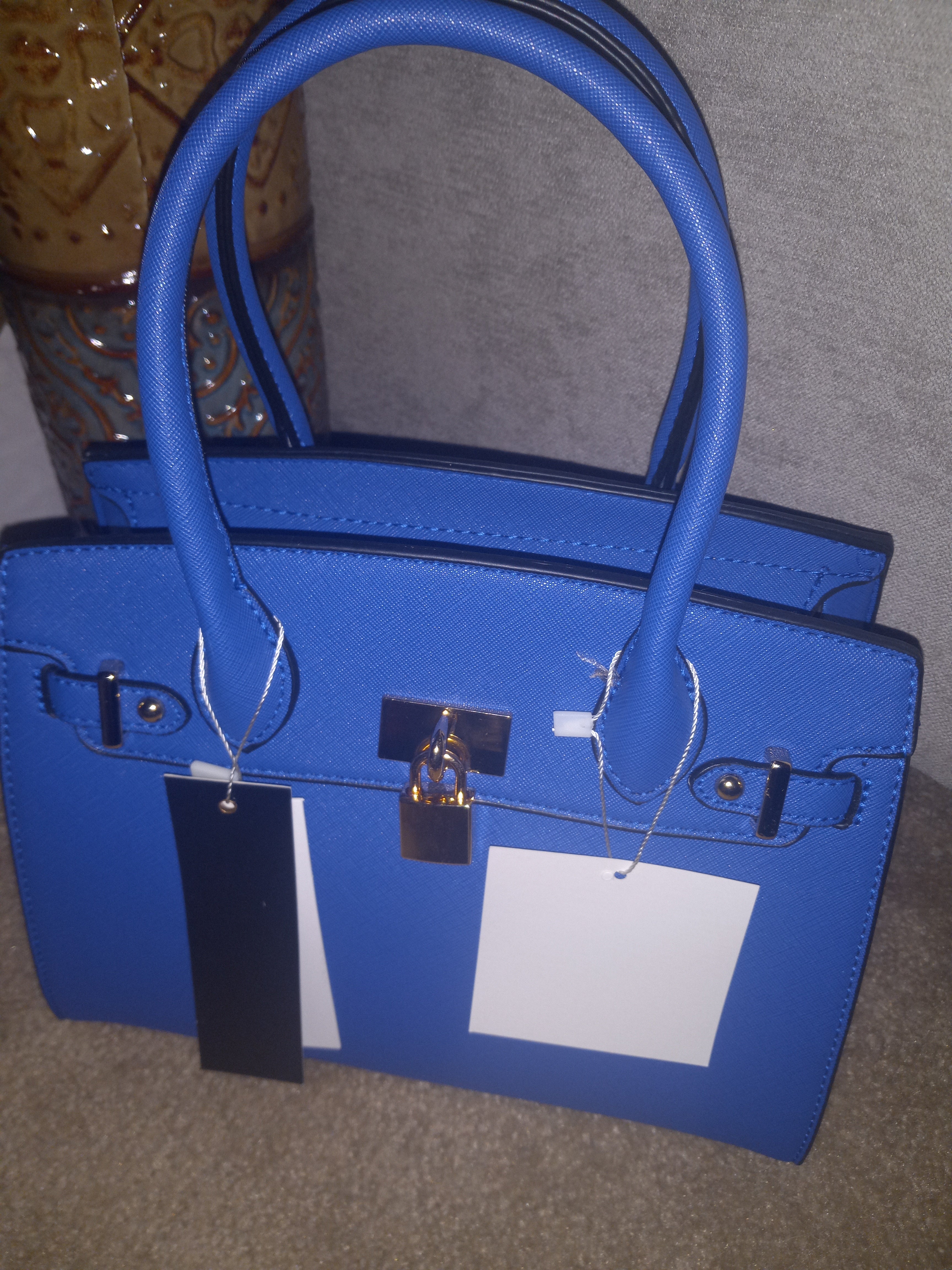 2pc Royal Blue Purse