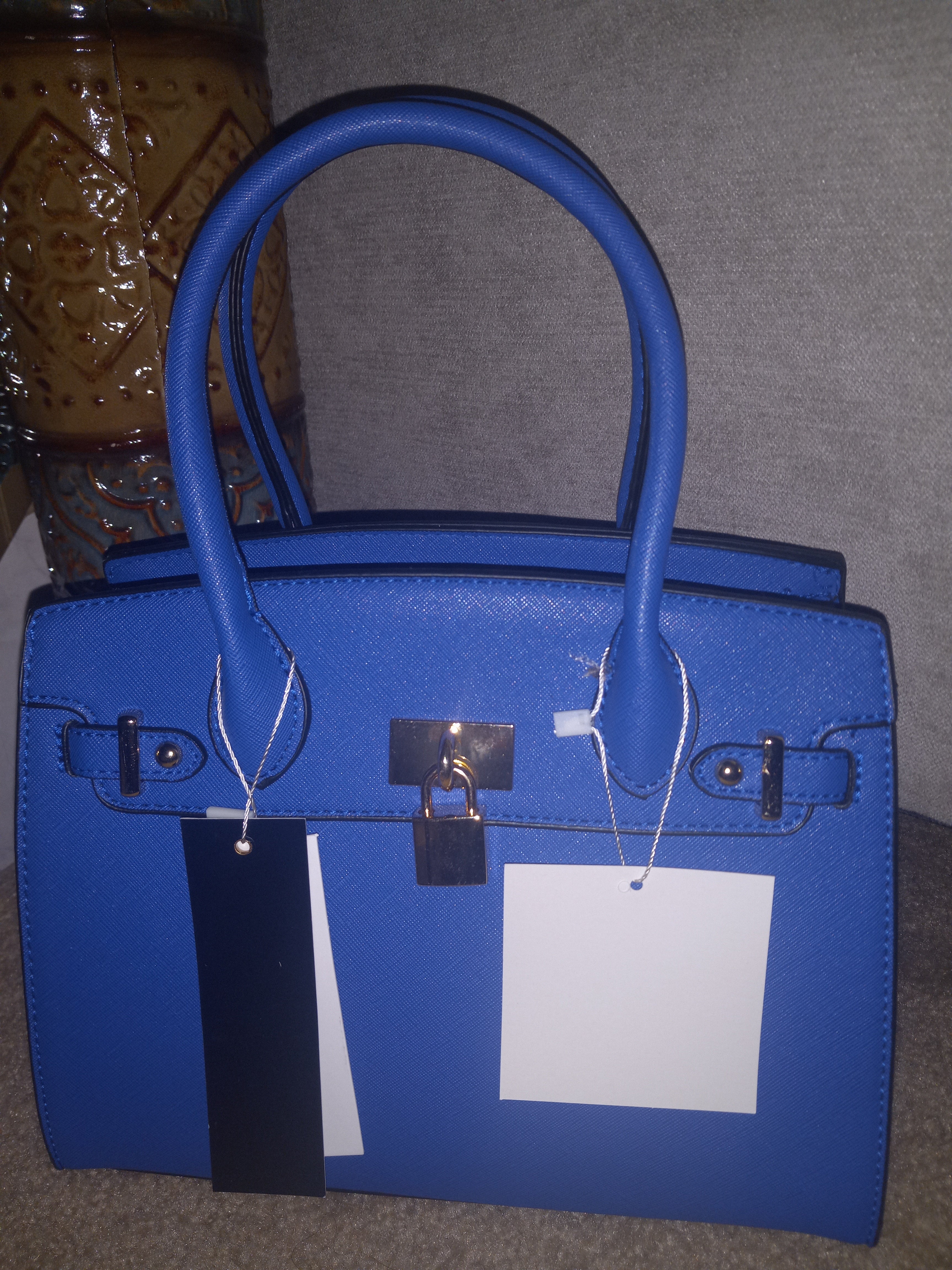 2pc Royal Blue Purse