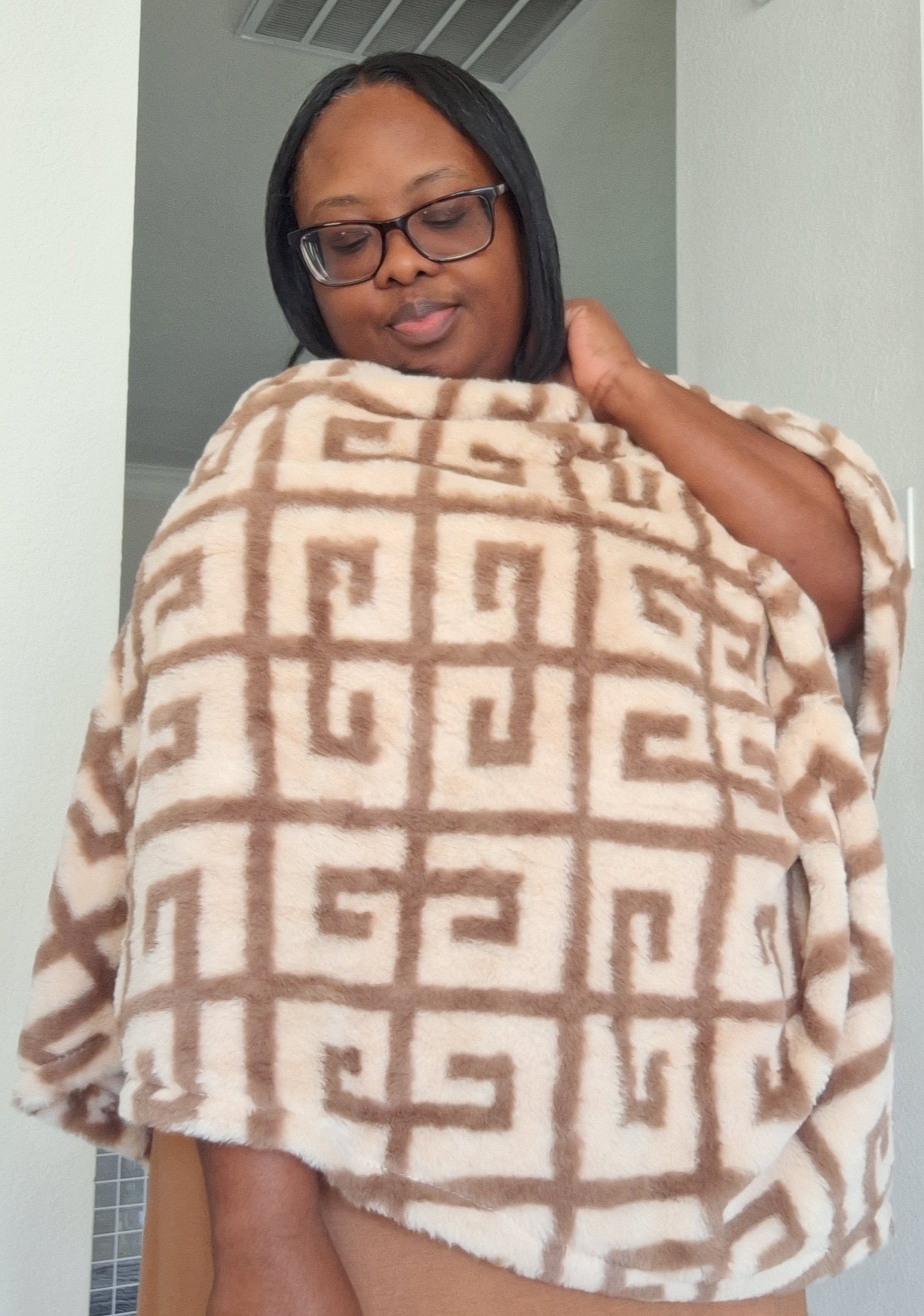 Pullover Poncho - Khaki