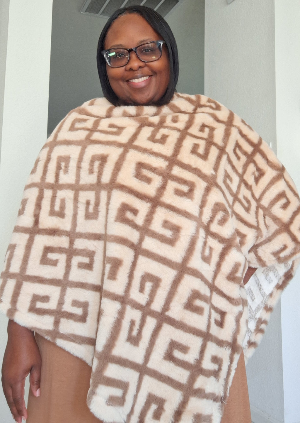 Pullover Poncho - Khaki