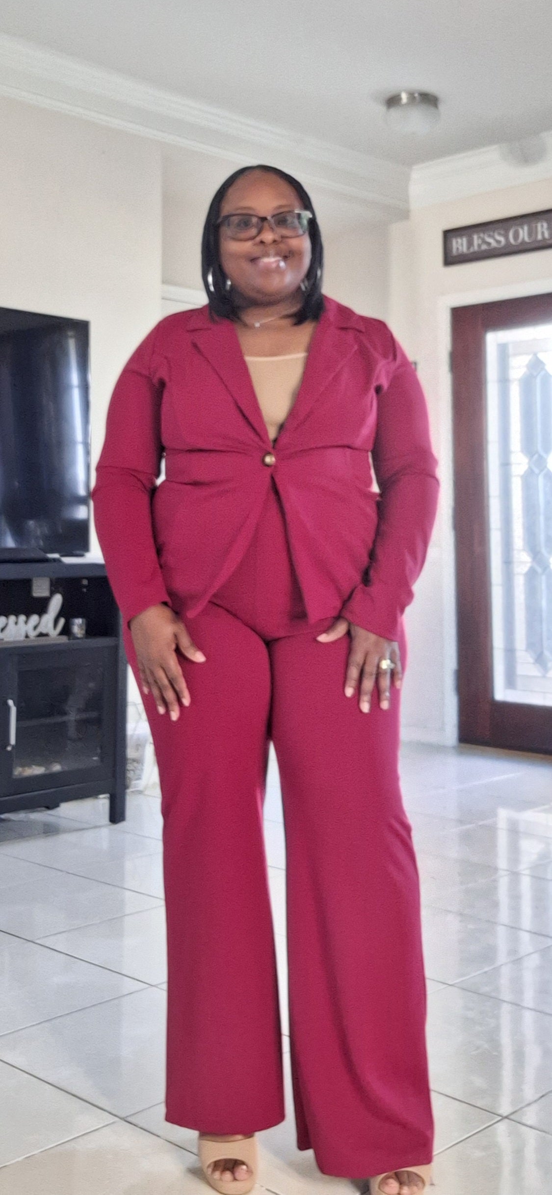 2pc 9to5 Pants Suit
