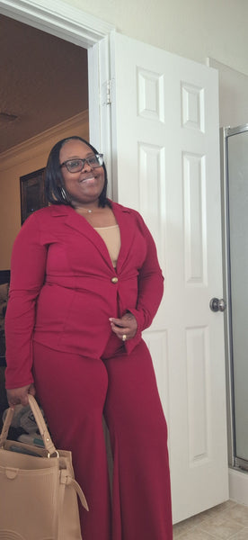 2pc 9to5 Pants Suit