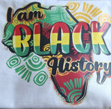 Juneteenth "I Am Black History" T-Shirt