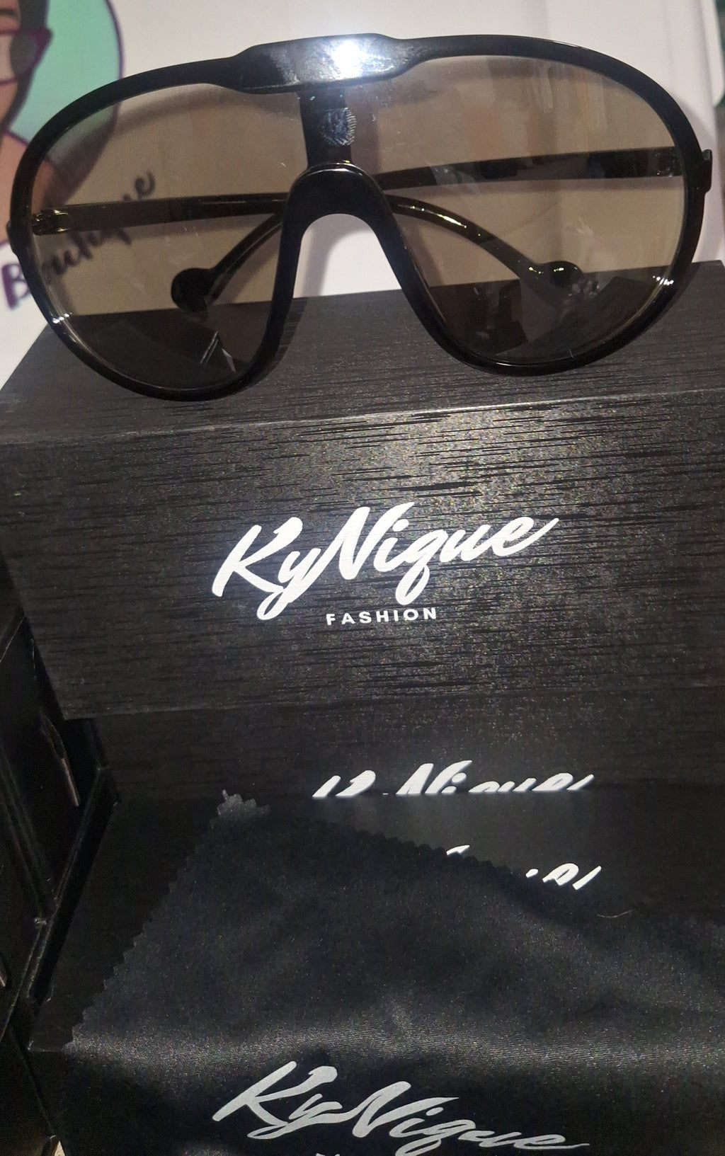 KyNique Boss Energy Oversized Sunglasses