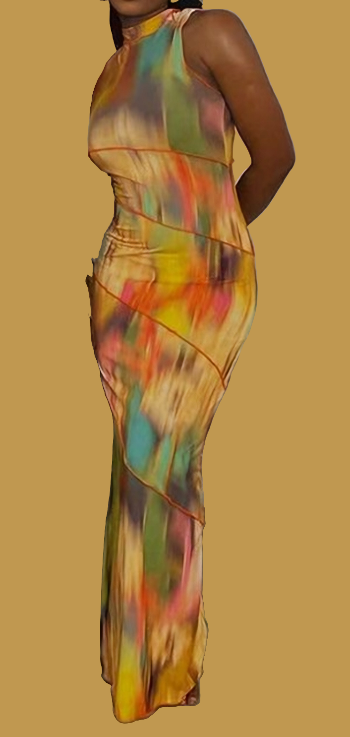 Colorful Maxi Dress