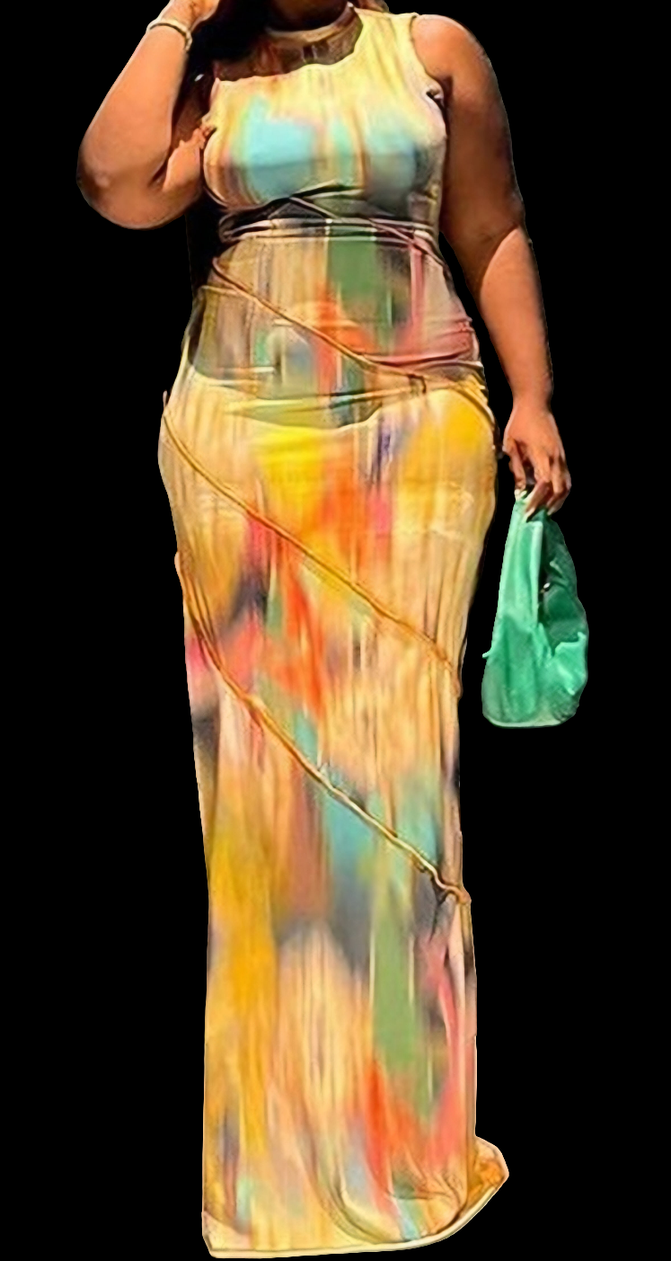 Colorful Maxi Dress
