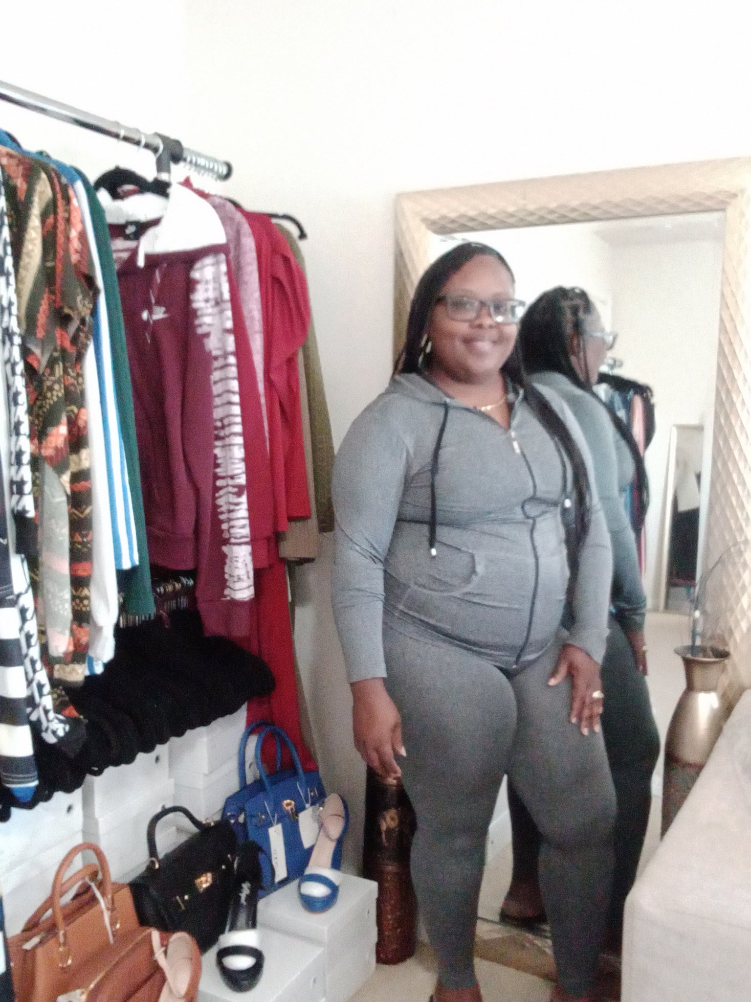 2pc Fit In Set - Grey