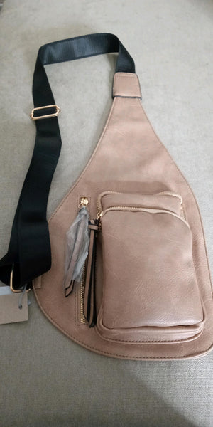 Leather Sling Tote Bag