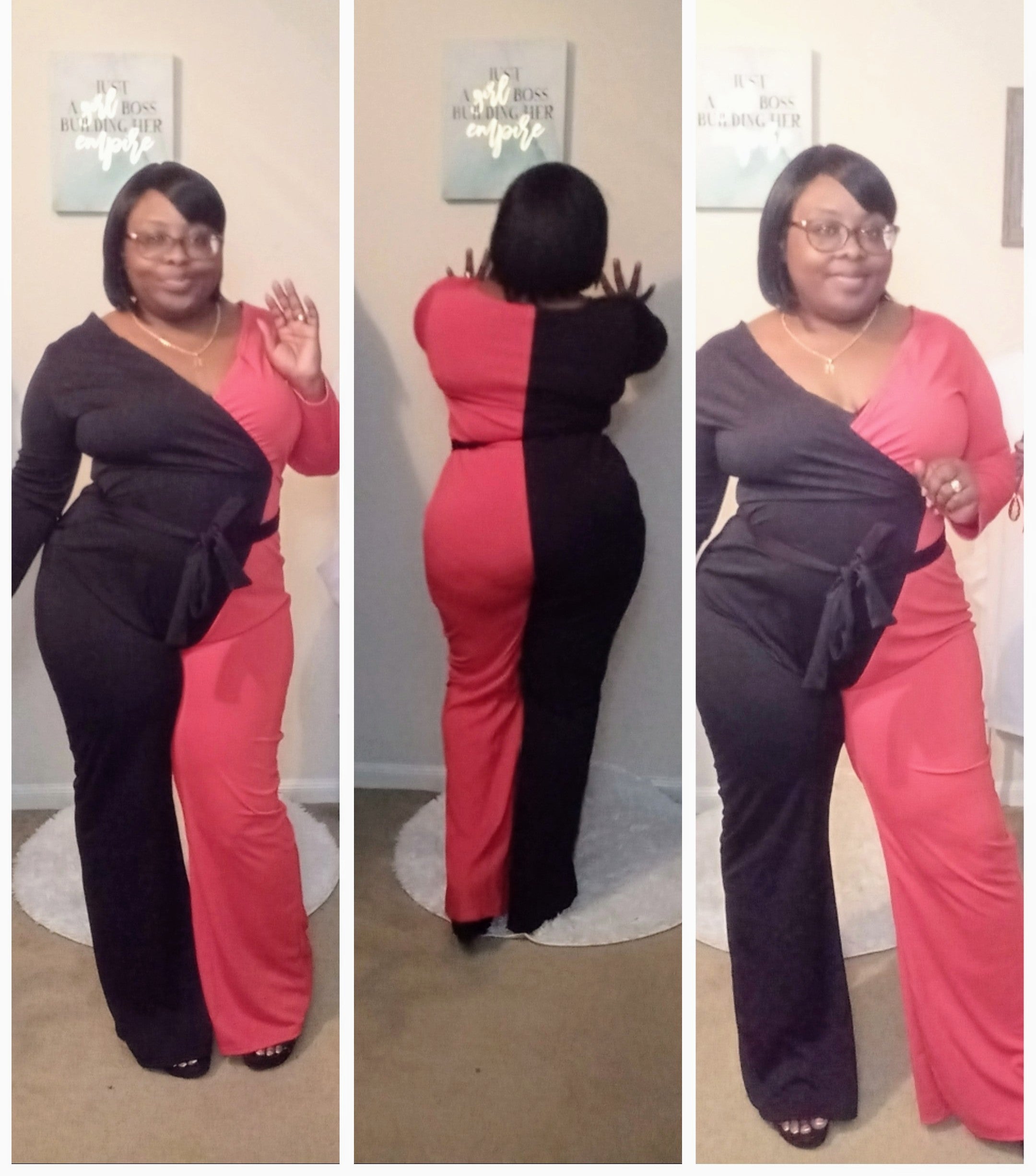 Double Trouble Plus Size Romper