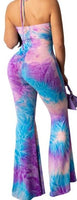 Tie Dye Print Jumpsuit