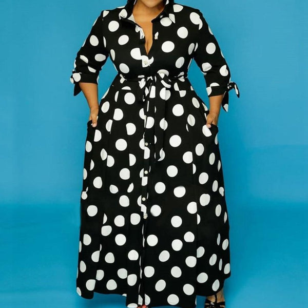 Dip & Dots Dress