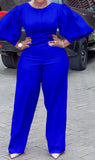 Puff Sleeve Casual Romper