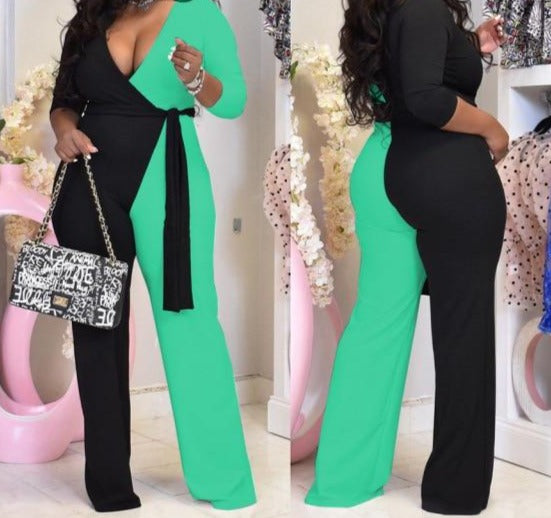 Double Trouble Plus Size Romper